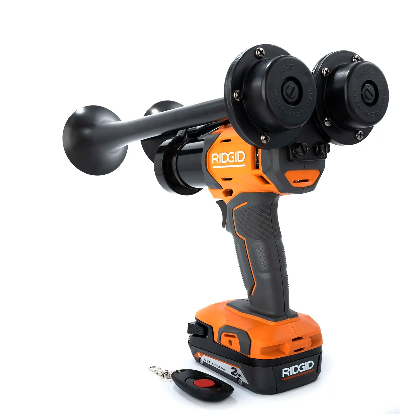 Train Horn for Ridgid Batteries - Dual