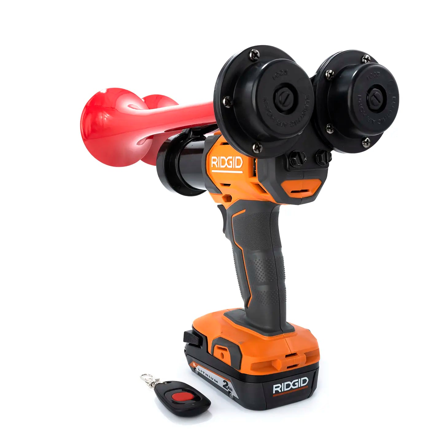 Train Horn for Ridgid Batteries - Dual