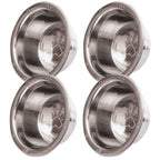 Jeffers Stainless Steel Embossed Wide-Lip Food & Water Pet Bowls