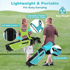 Junior Complete Golf Club Set with Stand Bag Rain Hood