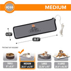 K&H Pet Bed Warmer – Indoor Heated Pad for Cats & Dogs, Thermostatically Controlled, Energy-Efficient, Safe for Arthritis & Comfort