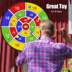 Large 29" Dart Board With Sticky Balls