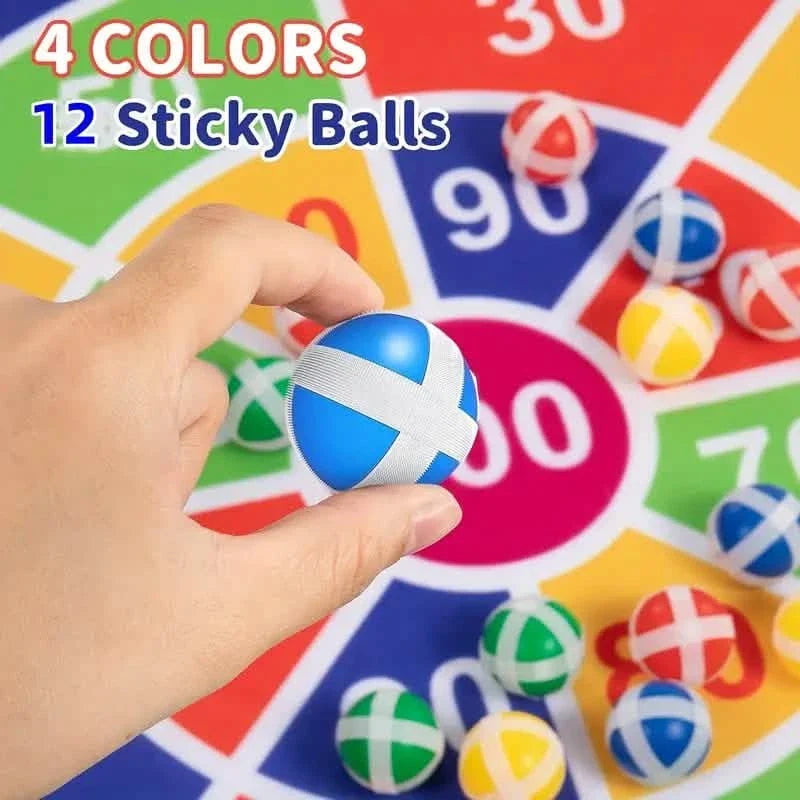 Large 29" Dart Board With Sticky Balls