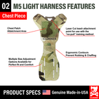 K9R - M5 MOLLE Light Harness