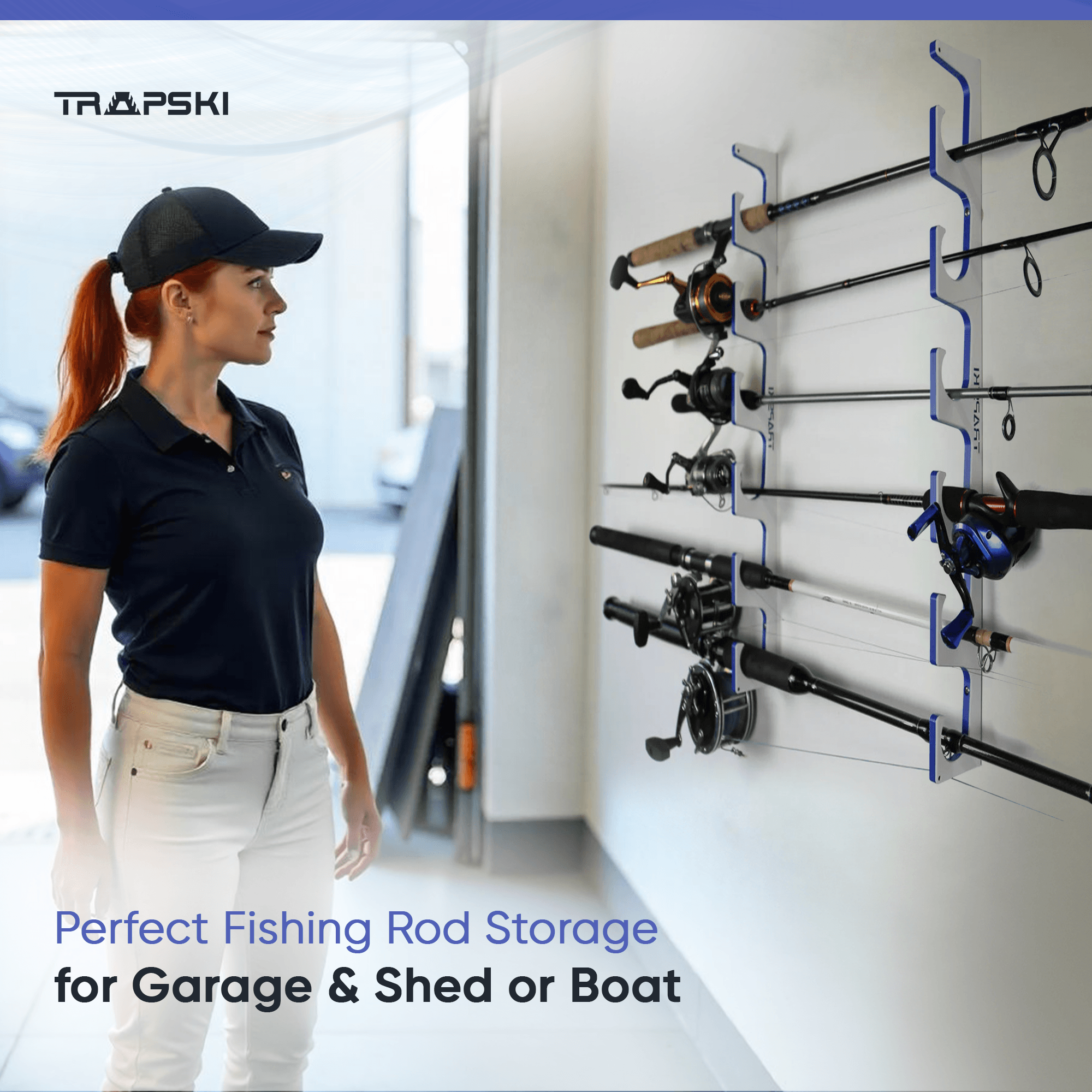 Premium Fishing Rod Racks