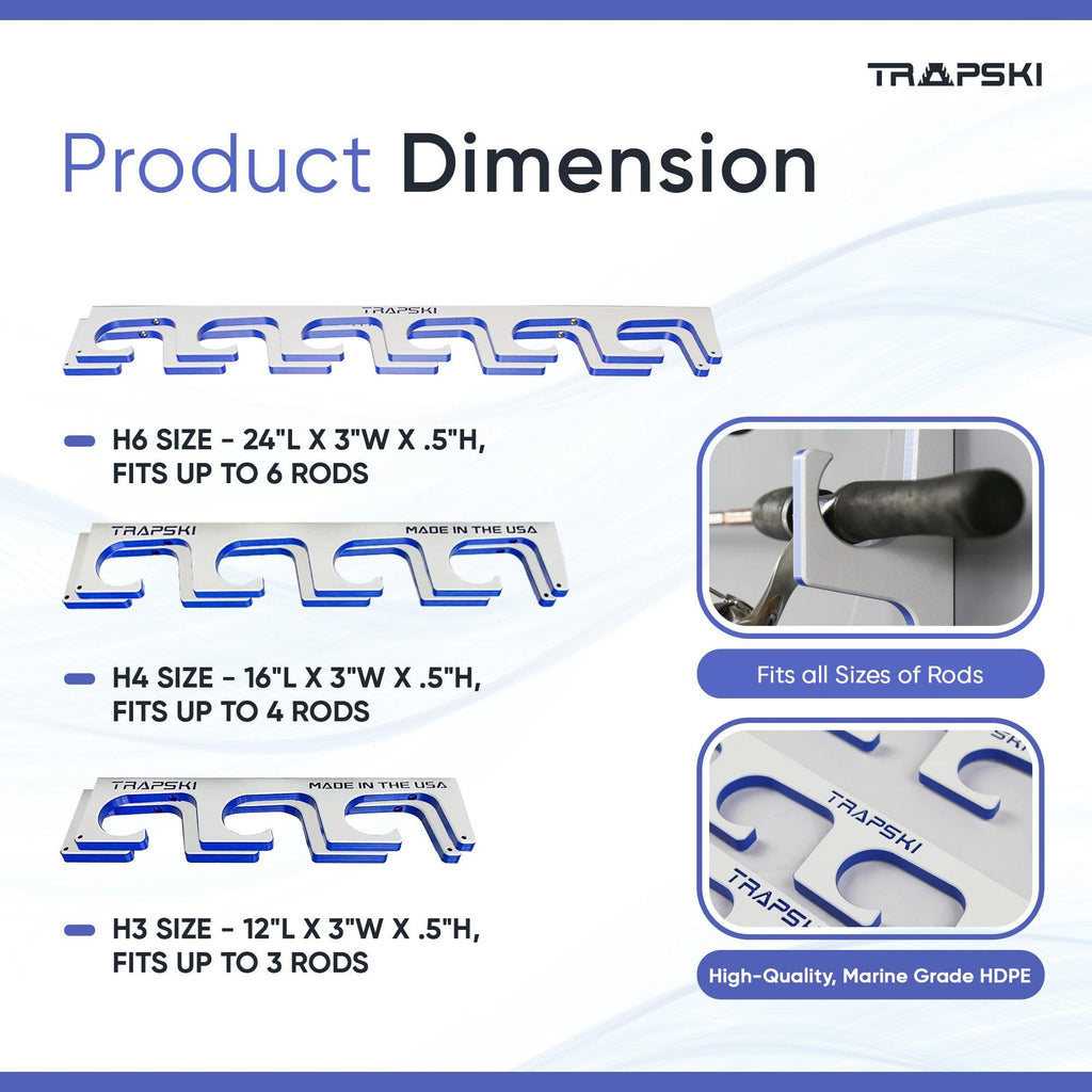 Premium Fishing Rod Racks
