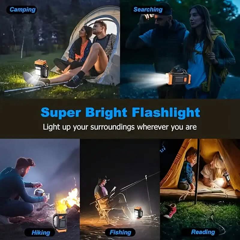 LED Solar Camping Light