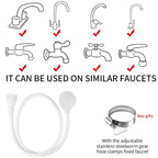 Lamoutor Pet Faucet Sprayer Portable Handheld Shower Bath Tool