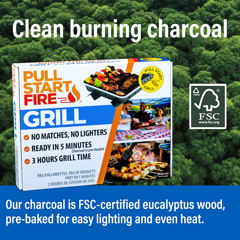 Pull Start Fire Grill