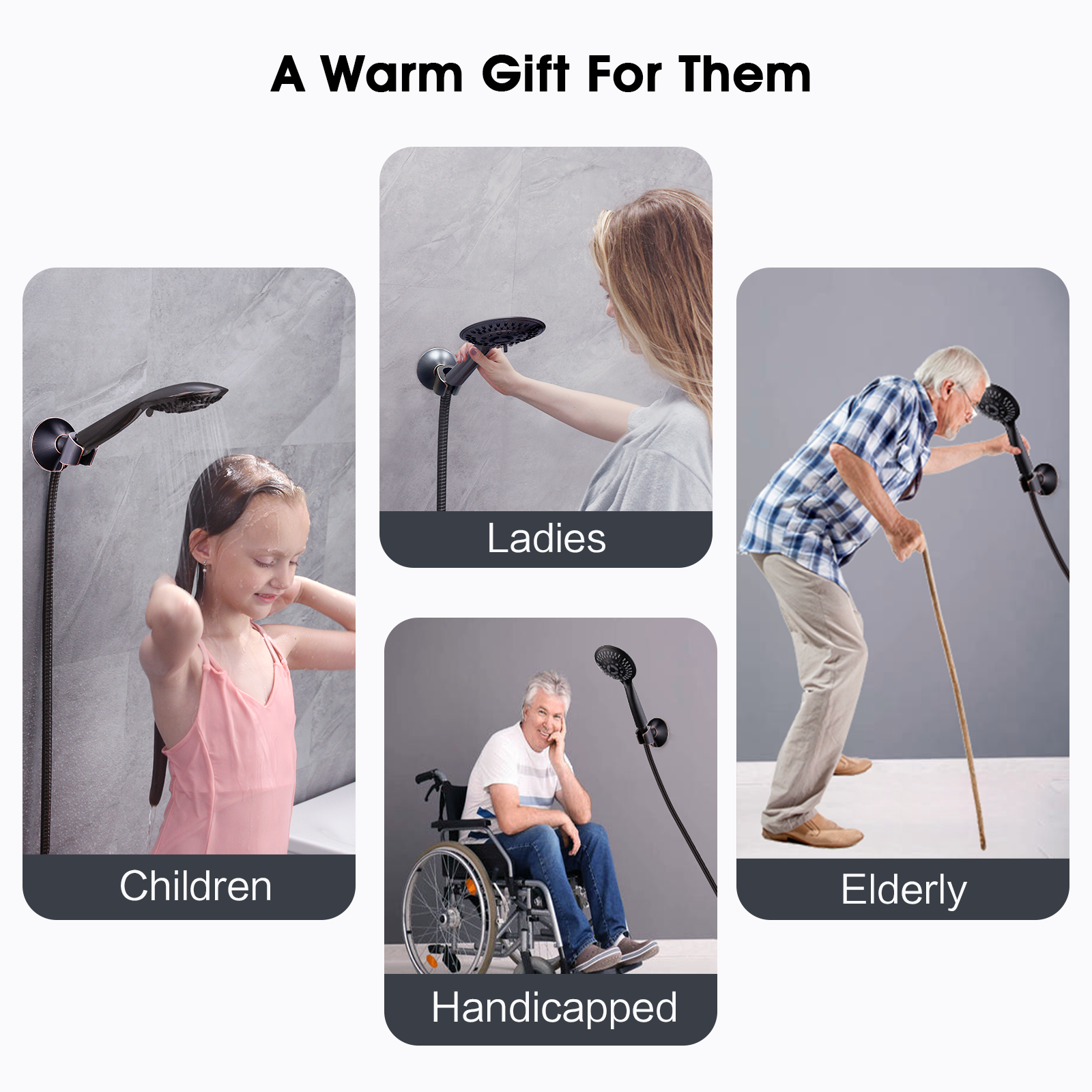 Handheld Shower Head Holder