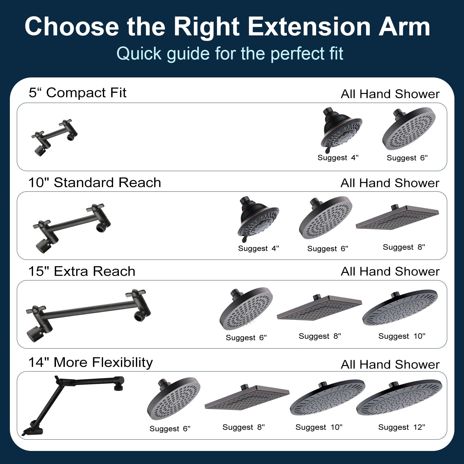 Shower Arm Extension