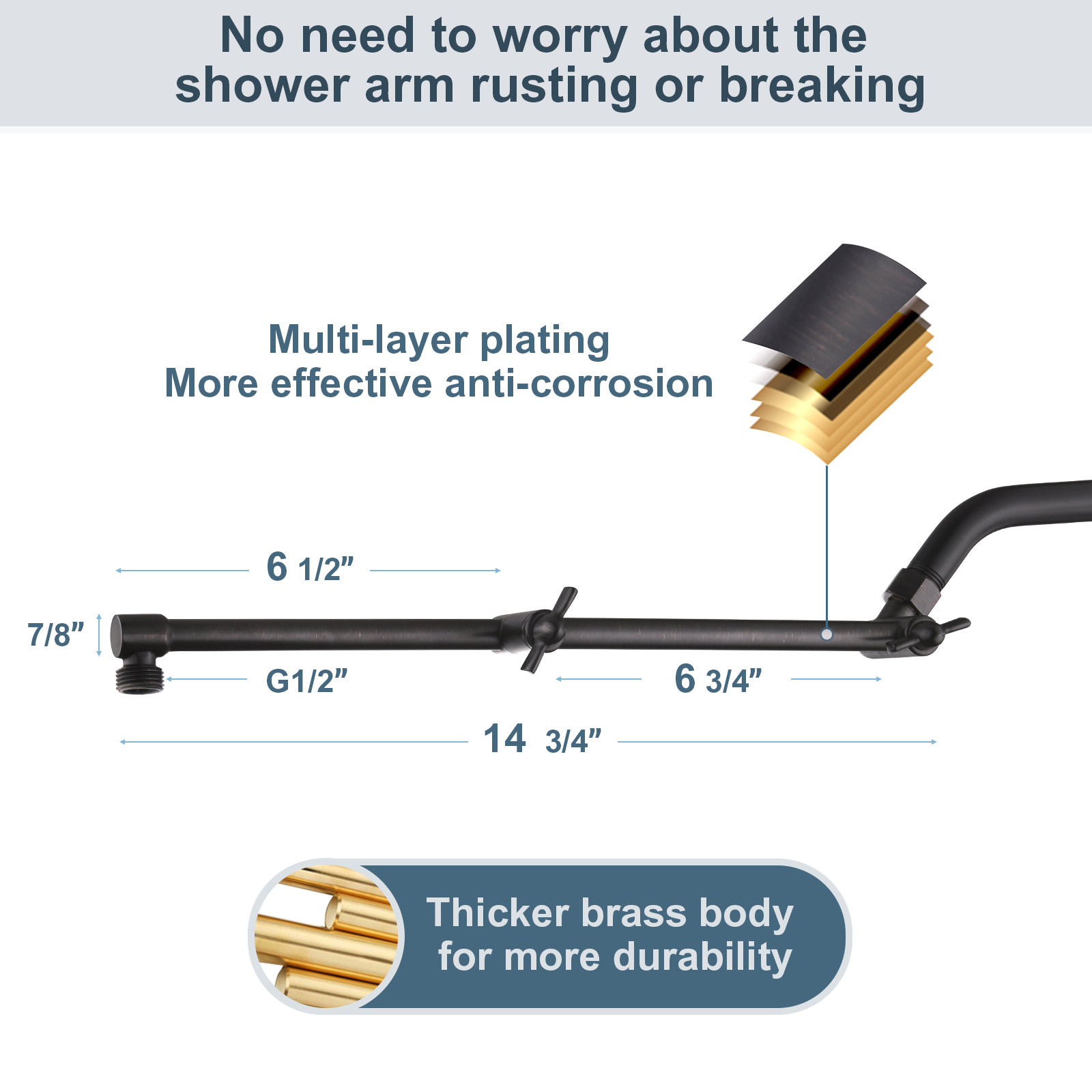 Shower Arm Extension
