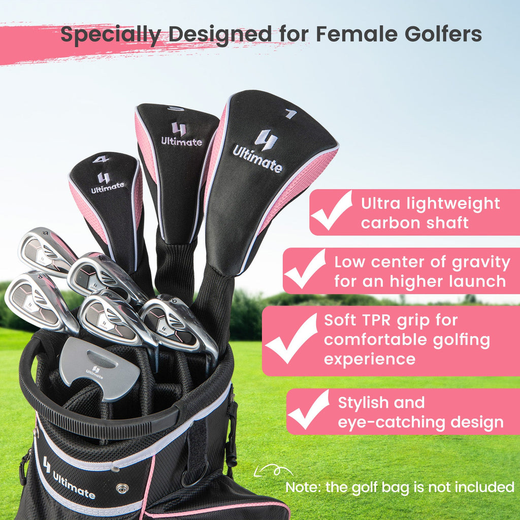 Women's 9 Pieces Complete Golf Club Set