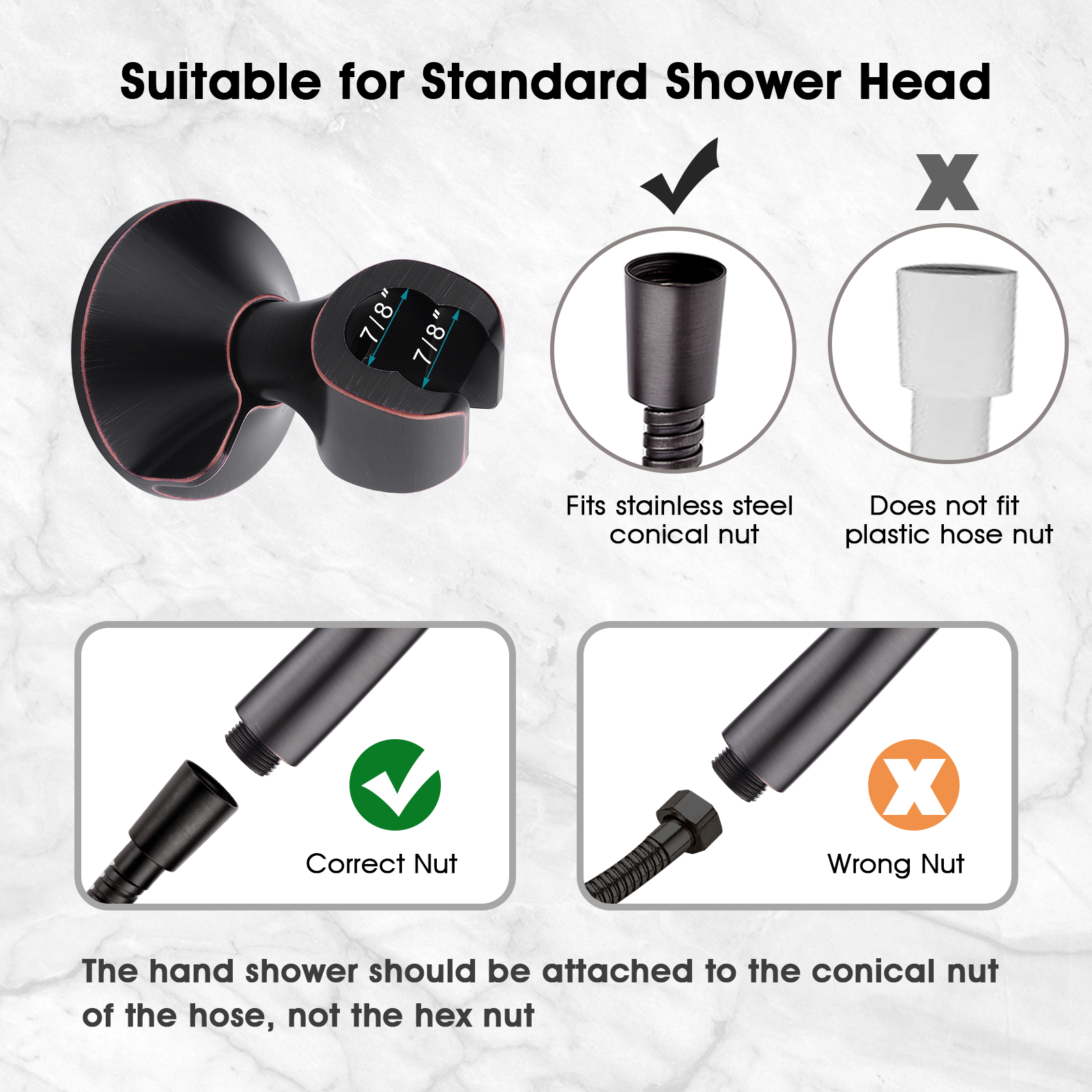 Handheld Shower Head Holder