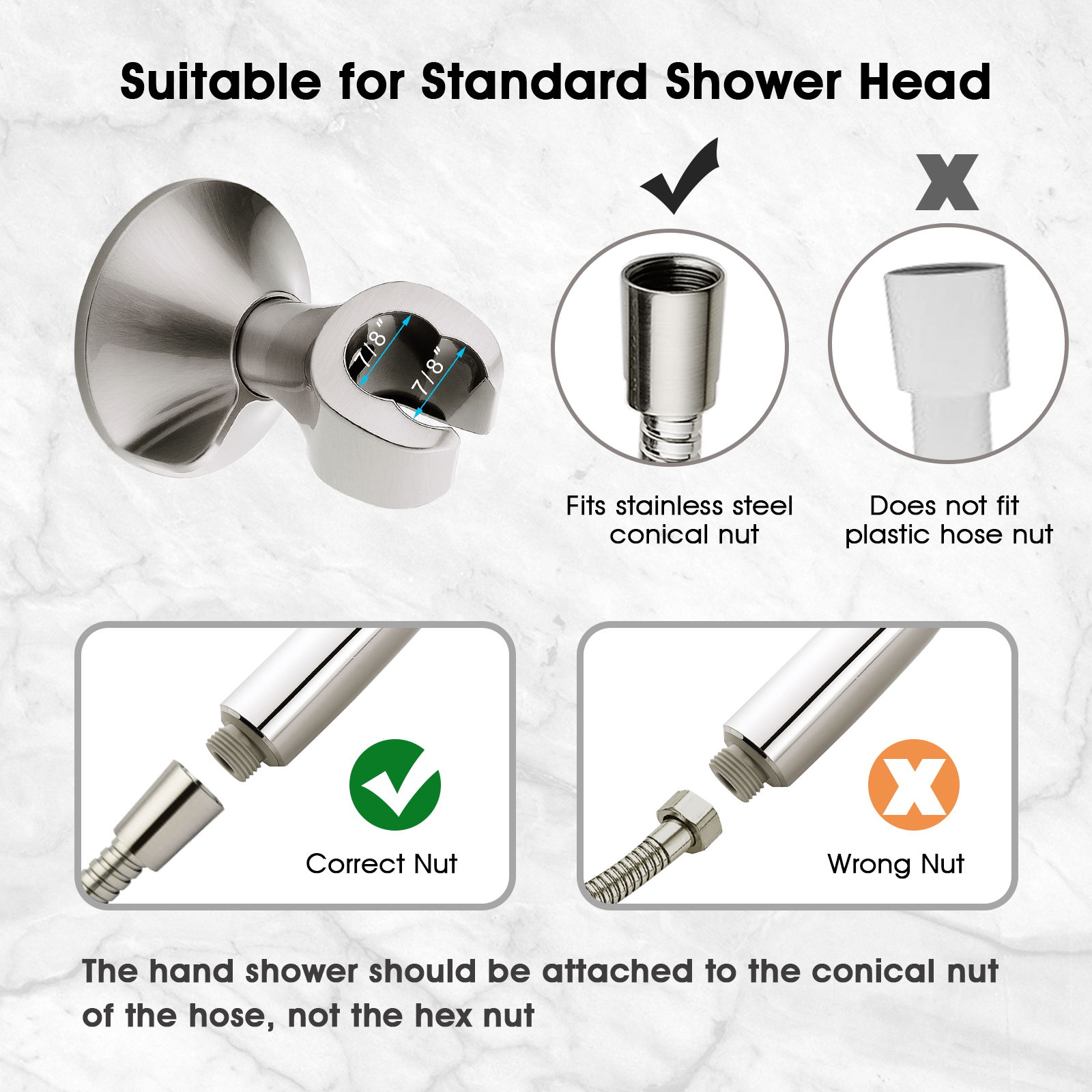 Handheld Shower Head Holder