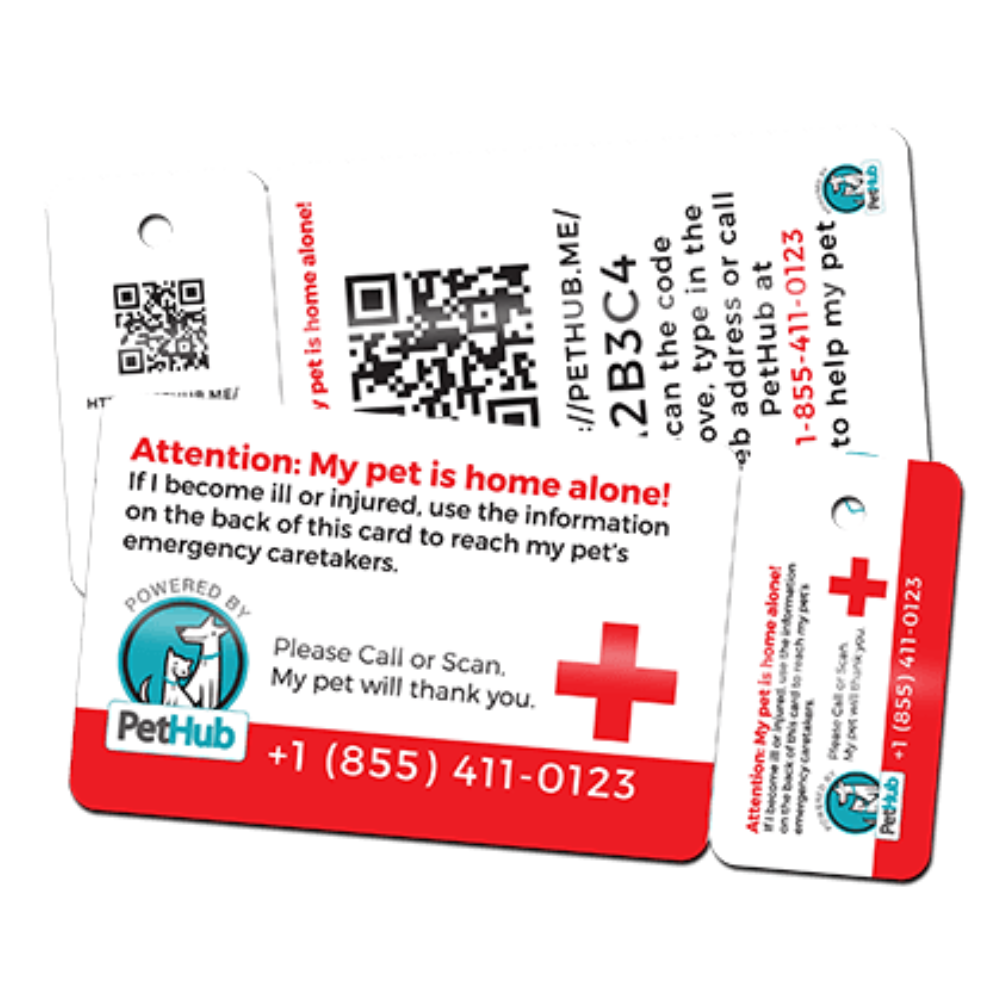 Pet ID Wallet & Keychain Card – Emergency Backup